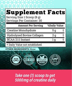 CREATINA MONOHYDRATE FOR WOMEN
