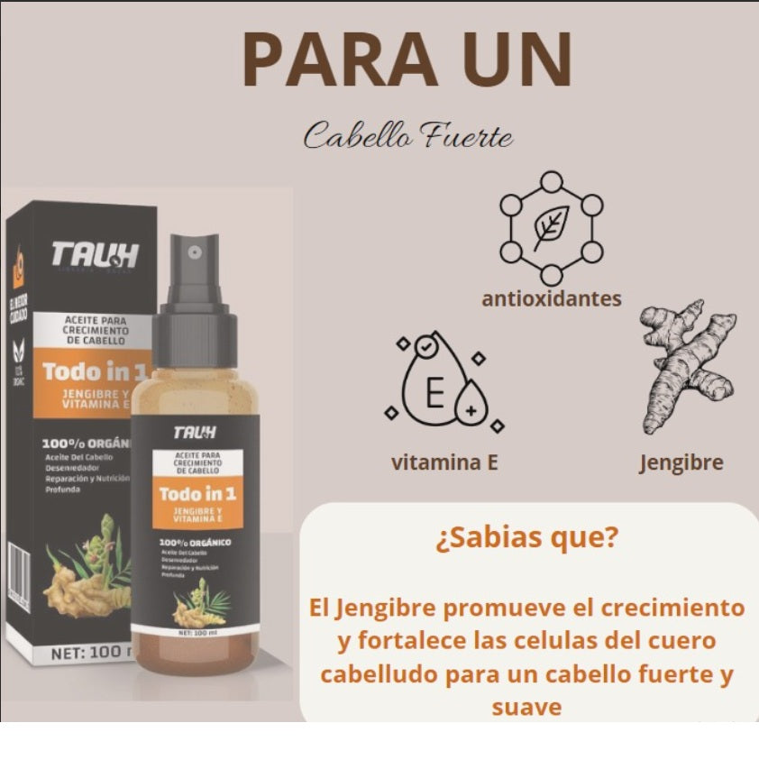 ELIXER TAUH - TÓNICO CAPILAR (FÓRMULA MEJORADA)