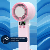¡VENTILADOR DE MANO TURBO ICE DE 100 VELOCIDADES!