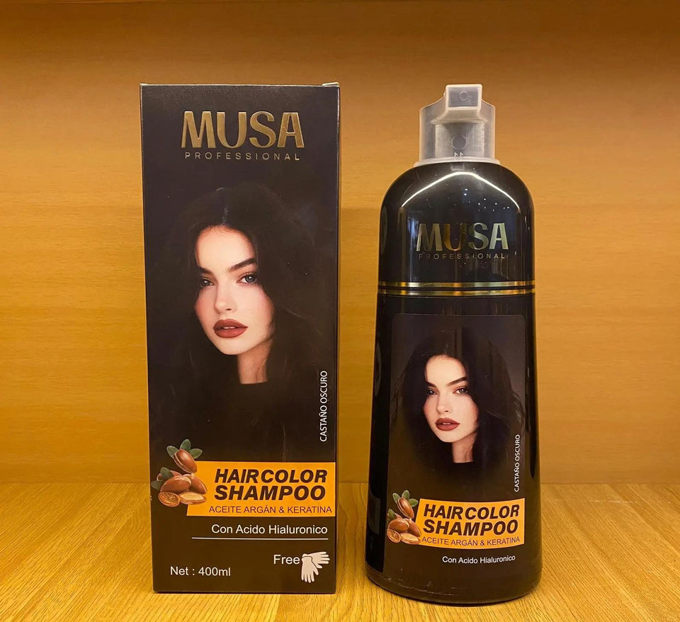 SHAMPOO TINTE 100% NATURAL CON ACEITE DE ARGÁN Y ÁCIDO HIALURONICO!